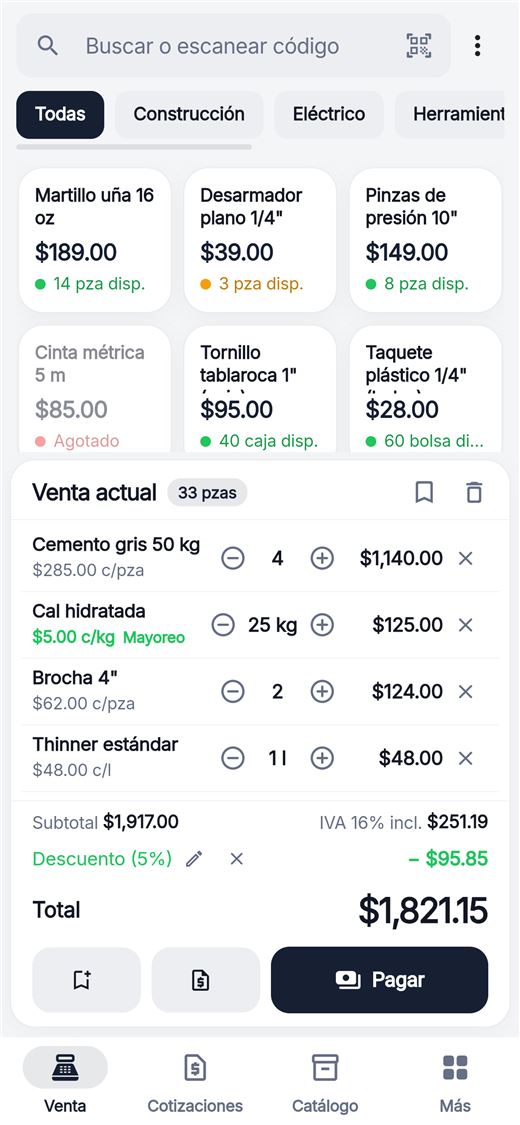 VendApp en el celular
